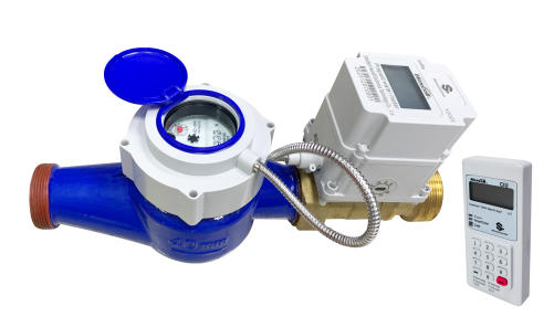 Anglais : Compteur d'eau prépayé STS (LXSF-MW)