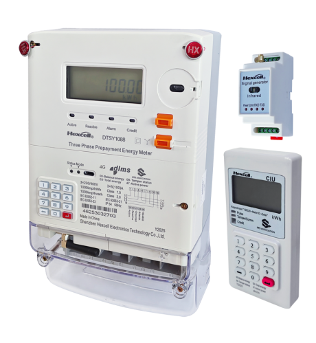 Alimentation triphasée multiple Compteur d'électricité (STS DTSY1088/DTS1088)