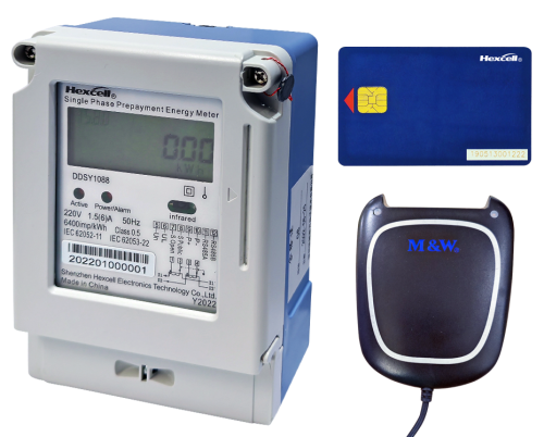 Compteur d'énergie monophasé prépayé/postpayé (DDSY1088/DDS1088)