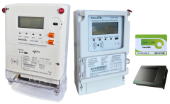 Compteur d'électricité électronique prépayé triphasé (carte RF) (DTSY1088 )