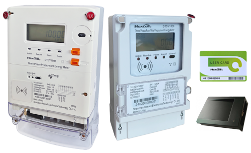 Compteur d'électricité électronique prépayé triphasé (carte RF) (DTSY1088 )
